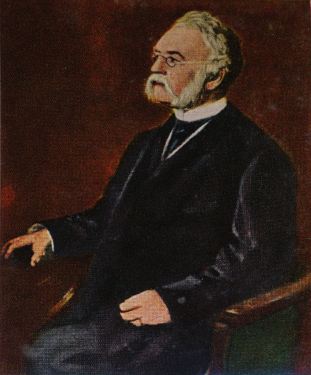 Werner von Siemens 1816-1892。 Lenbach绘画，1934年。 作者 不明