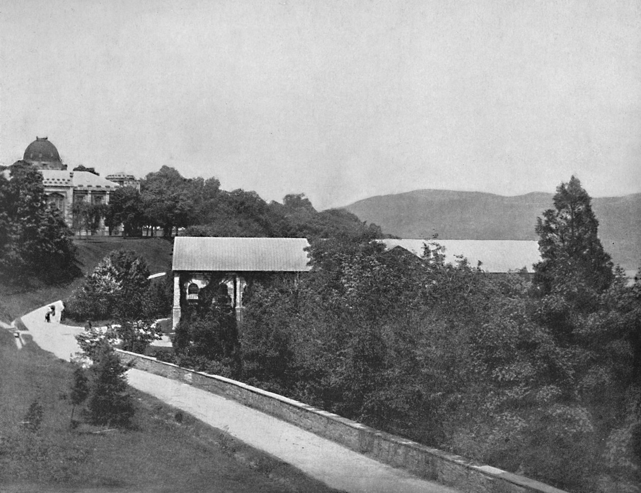 哈德逊河上的西点（West Point），建于1897年。 作者 不明