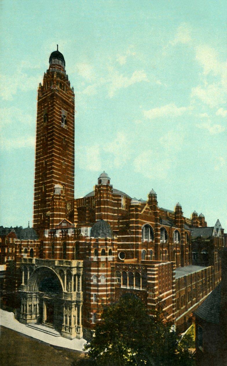 威斯敏斯特大教堂，伦敦，c1910。 作者 不明