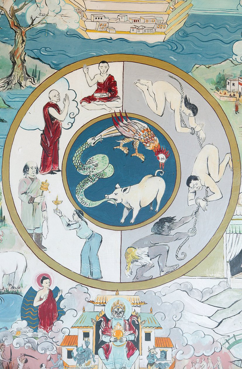 Wheel of Samsara. Temple of the Thousand Buddhas. Toulon sur Arroux France 作者 不明