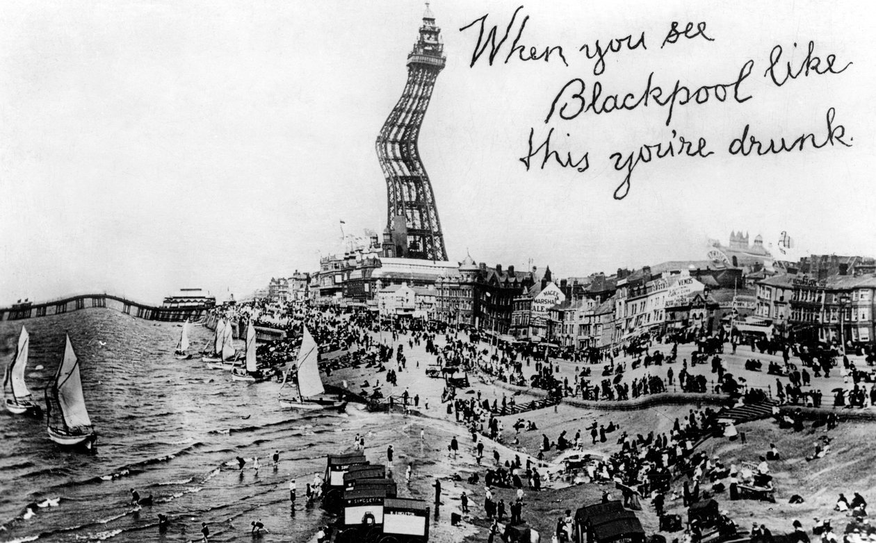 当您看到布莱克浦（Blackpool）这样的醉酒时，二十世纪 作者 不明