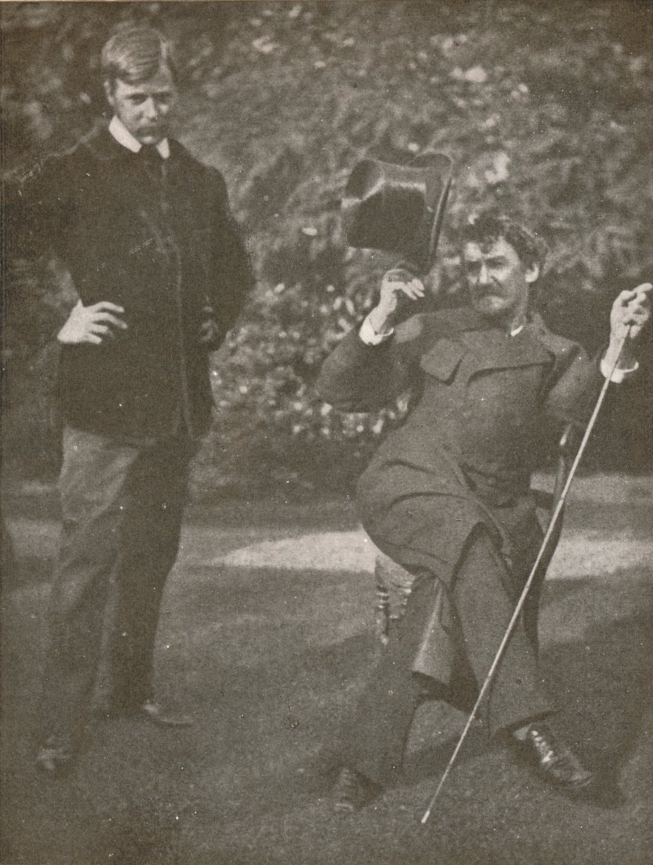 惠斯勒和门佩斯（Whistler and Menpes），c1885，1904年。 作者 不明