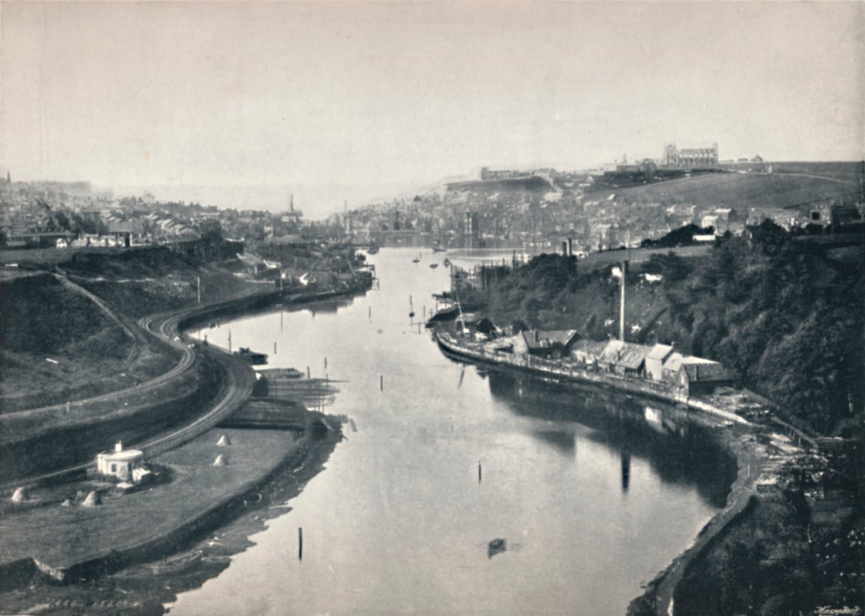 惠特比-城镇全景，1895年 作者 不明