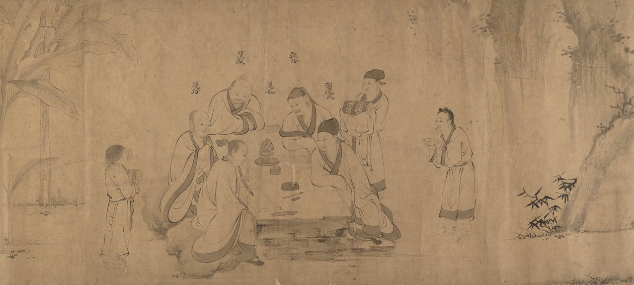 白莲花学会。 作者 不明