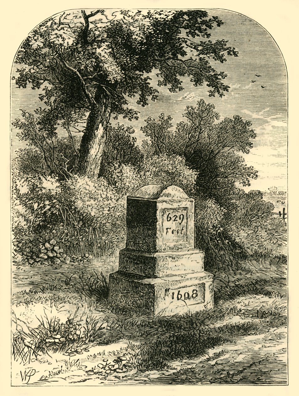 Whittingtons Stone，1820年，c1876年。 作者 不明