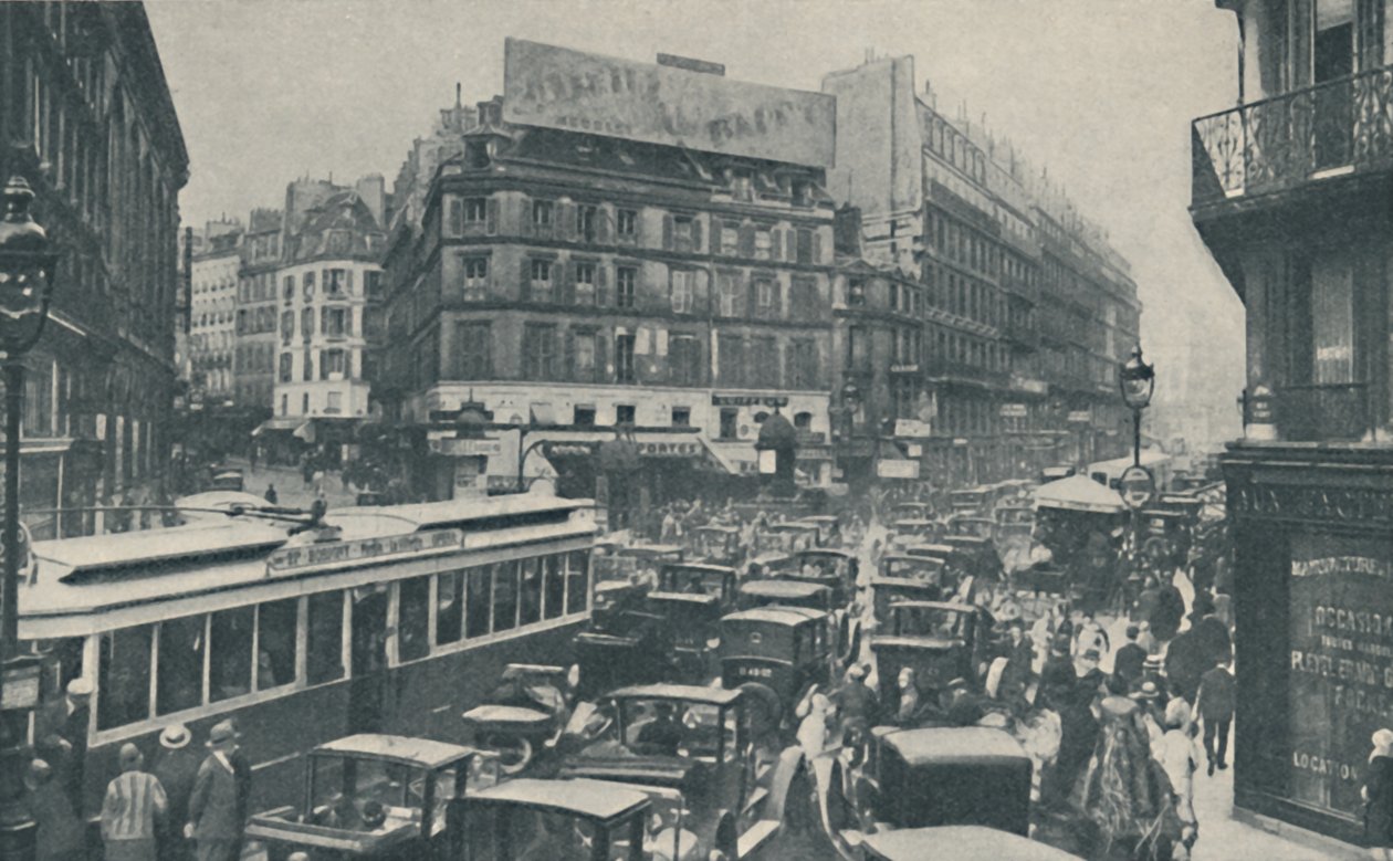 巴黎为何需要持续计划：大街上的交通街区，c1935年 作者 不明