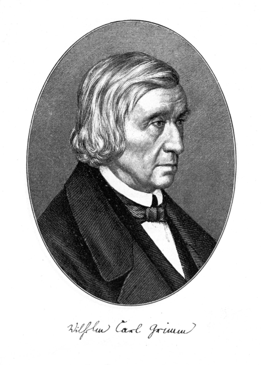 威廉·卡尔·格林（Wilhelm Carl Grimm），德国作家，1887年 作者 不明