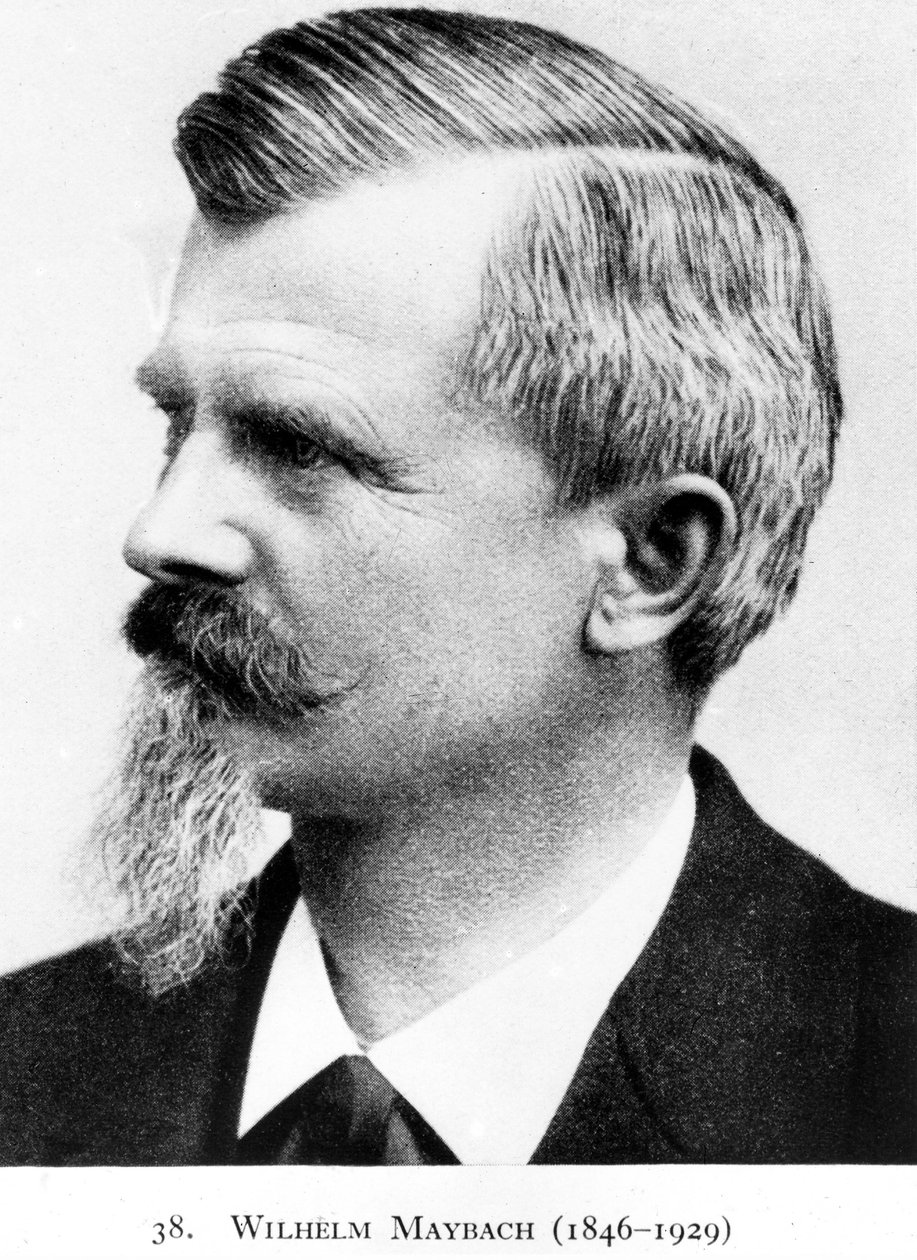 Wilhelm Maybach，德国发明家和汽车设计师，约1900年 作者 不明