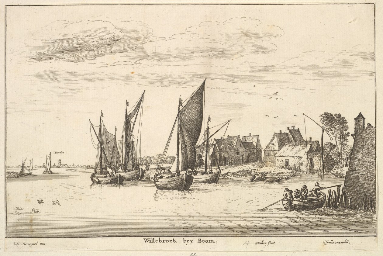 Willebroeck bey Boom，1651年。 作者 不明