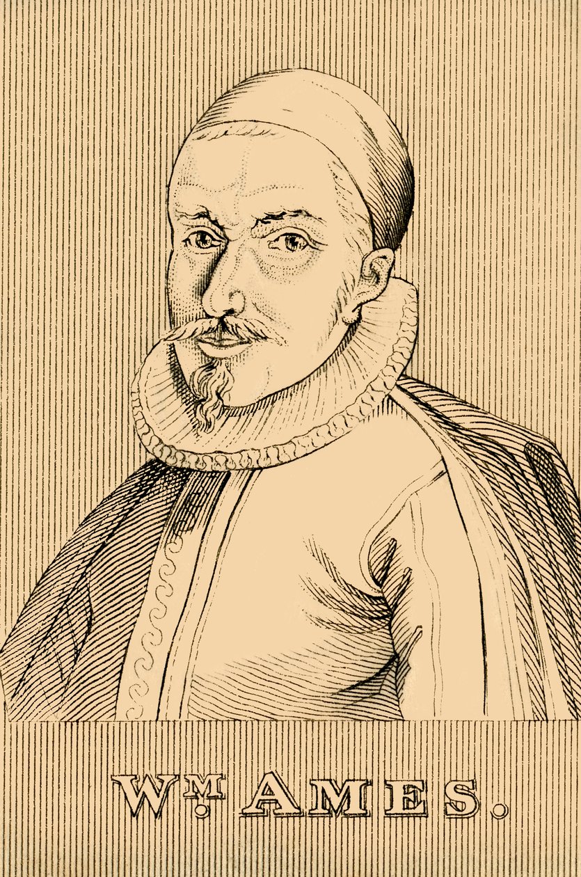 威廉·艾姆斯（William Ames），1576-1633年，1830年。 作者 不明