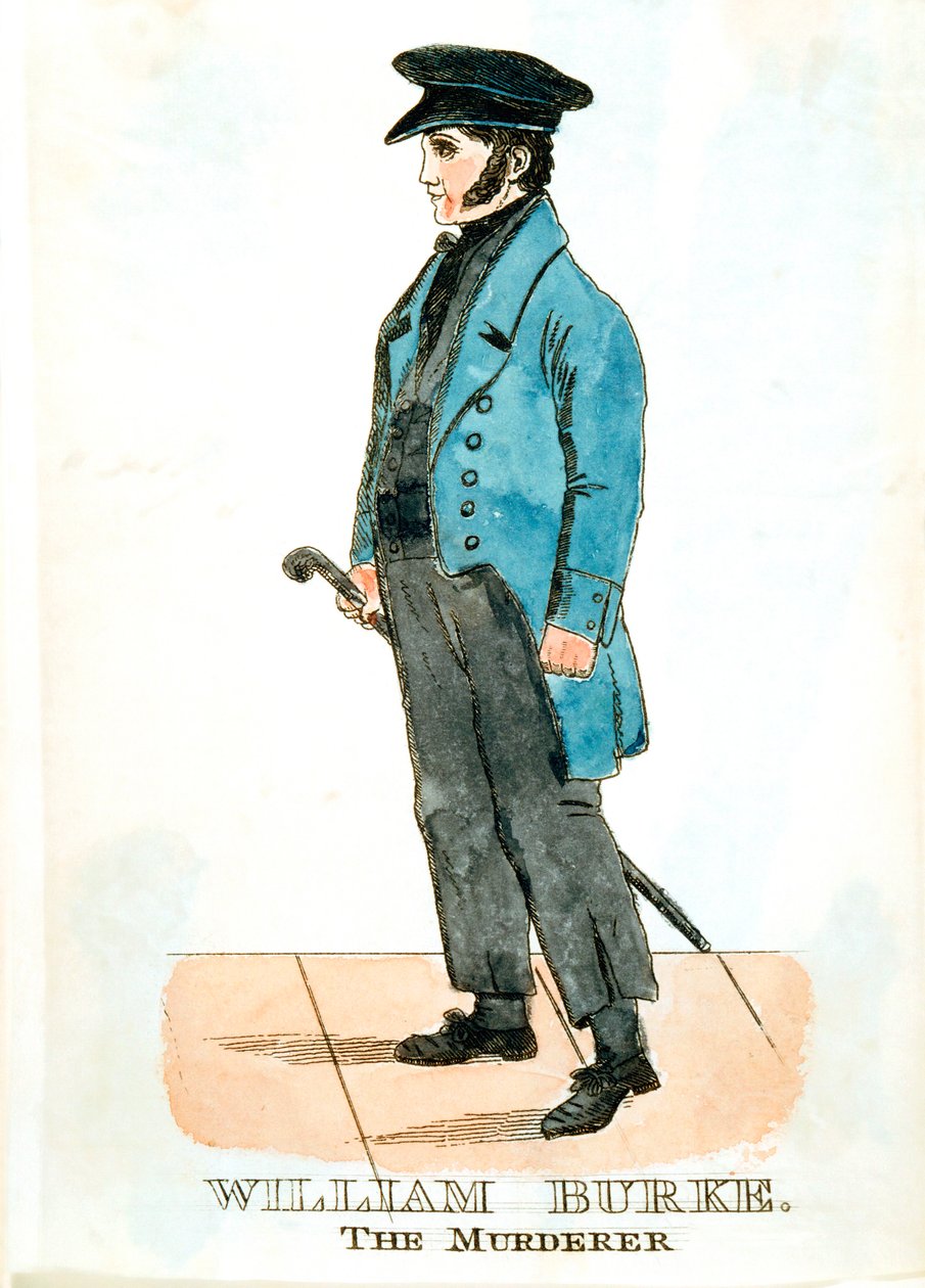 威廉·伯克（William Burke），爱尔兰凶手和抢夺者 作者 不明