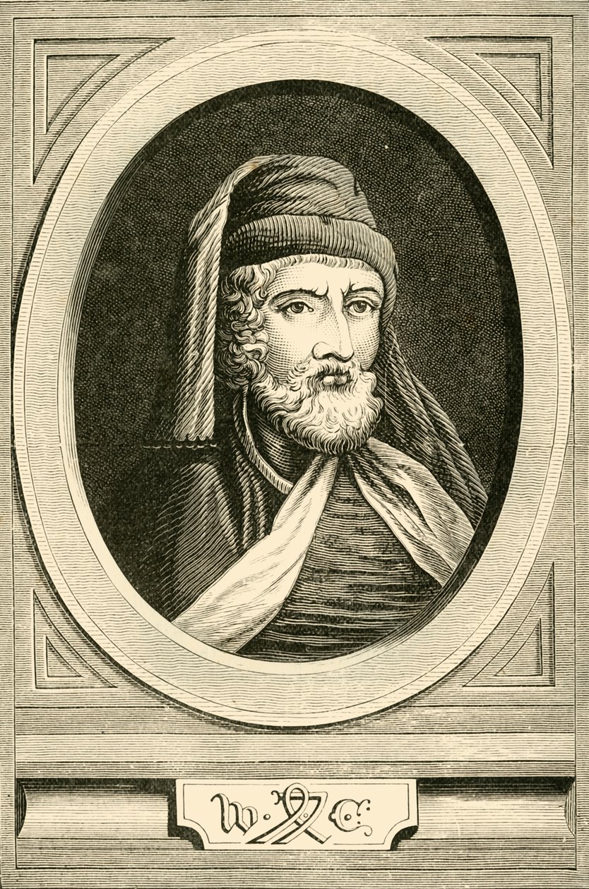 威廉·卡克斯顿（William Caxton），c1422-c1491，1890年。 作者 不明