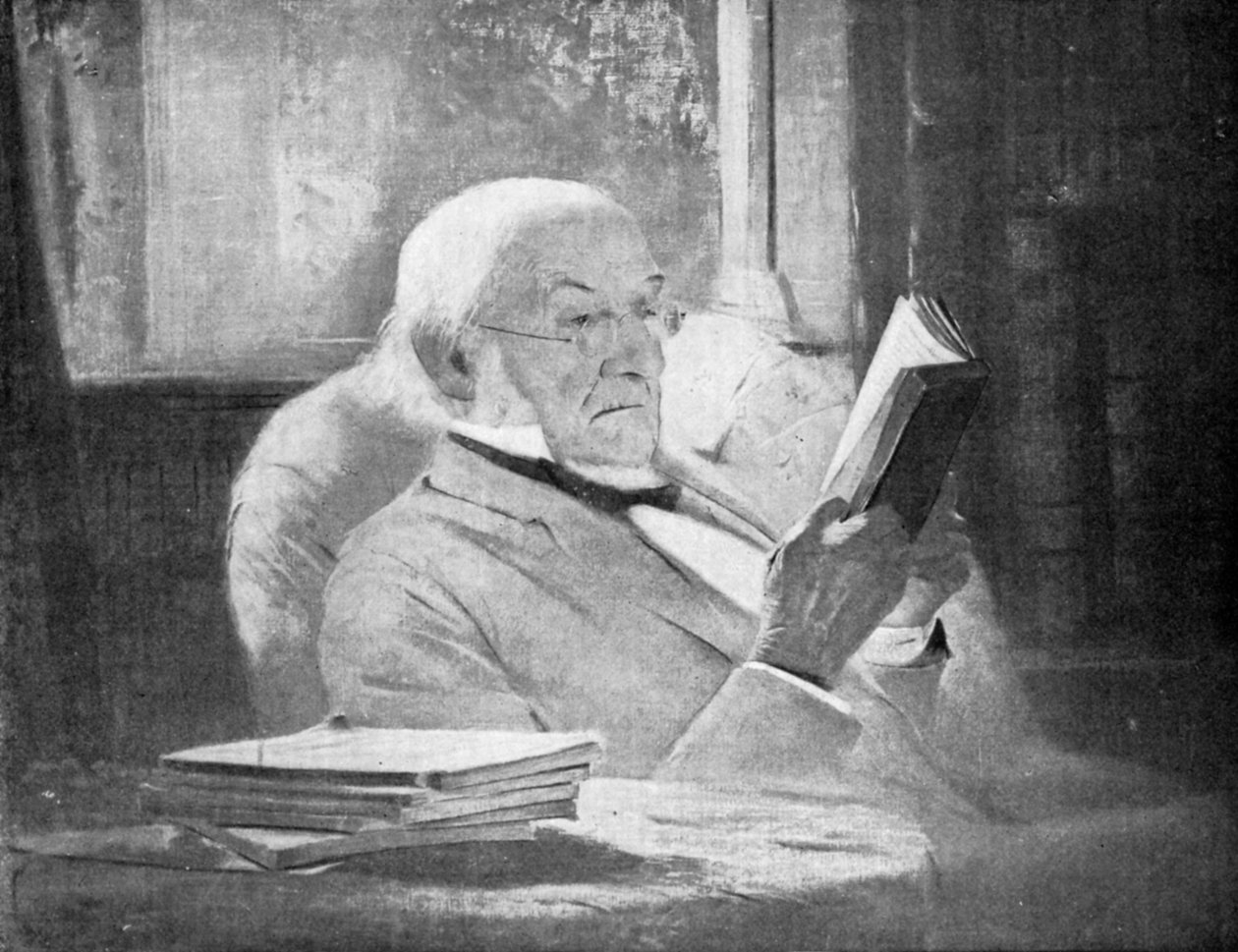 英国自由党政治家兼总理威廉·埃沃特·格拉德斯通（William Ewart Gladstone），19世纪末 作者 不明