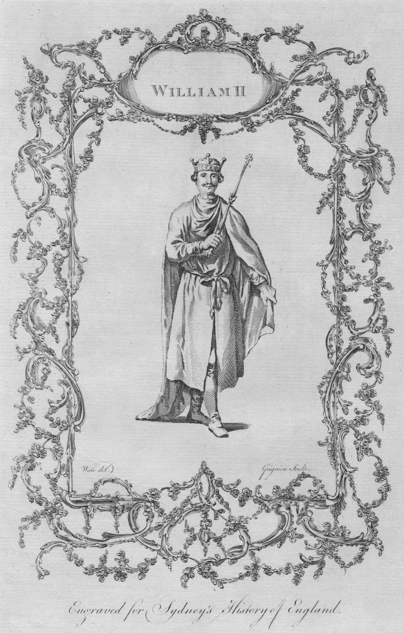 威廉二世（1772）。 作者 不明