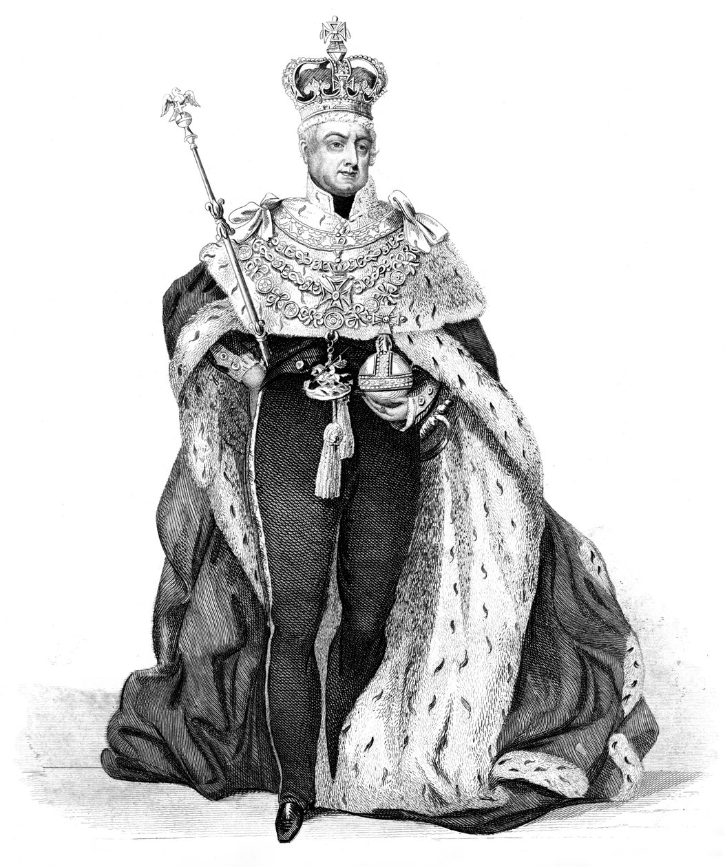 威廉四世（William IV），英国国王，1837年 作者 不明