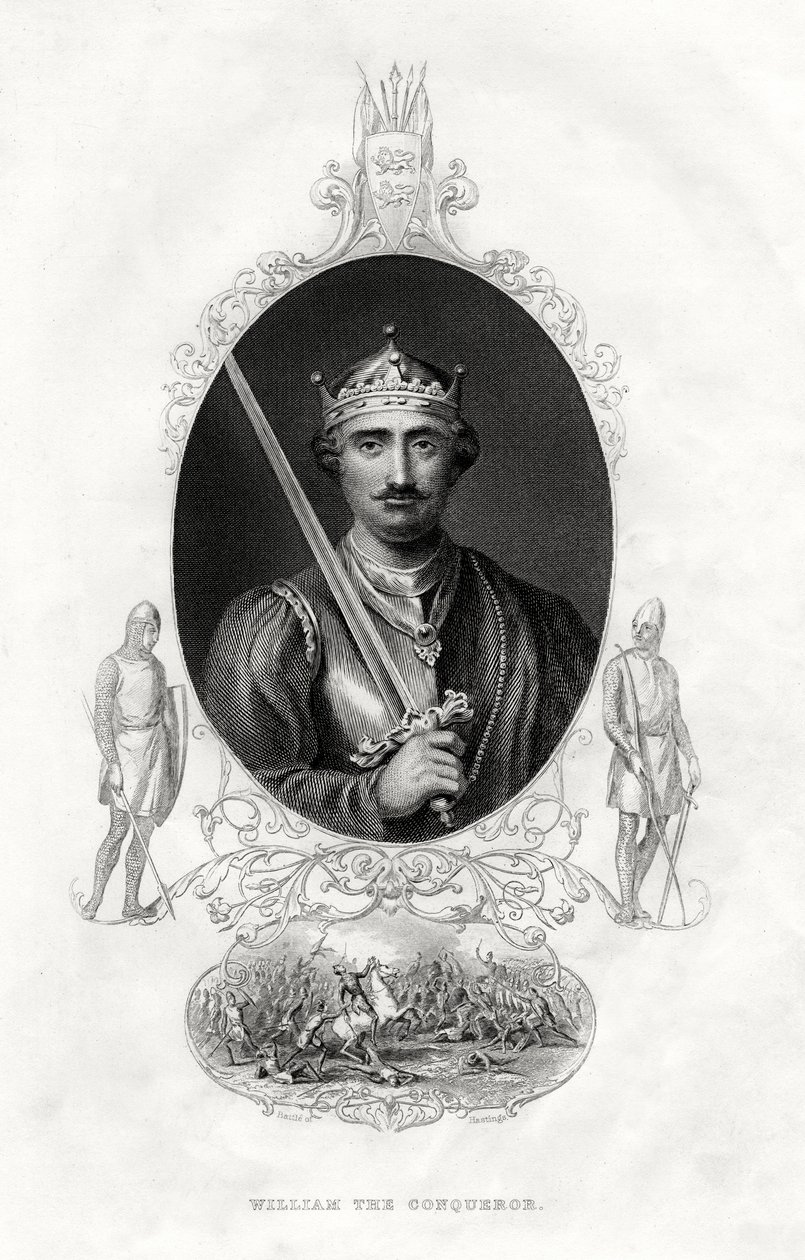 英国的威廉一世（William I），也称为征服者威廉（William the Conqueror），1860年 作者 不明