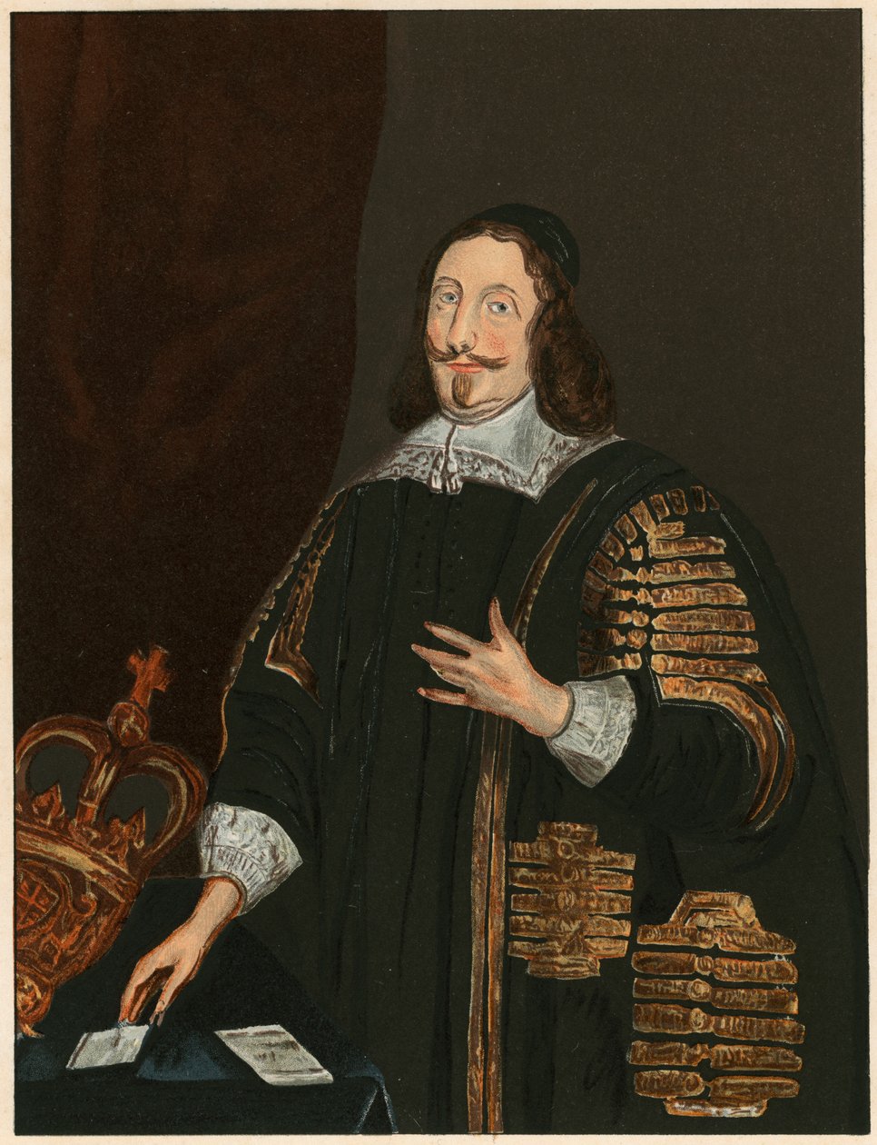 威廉·伦特霍尔（William Lenthall），17世纪英国议员兼律师，c1843 作者 不明