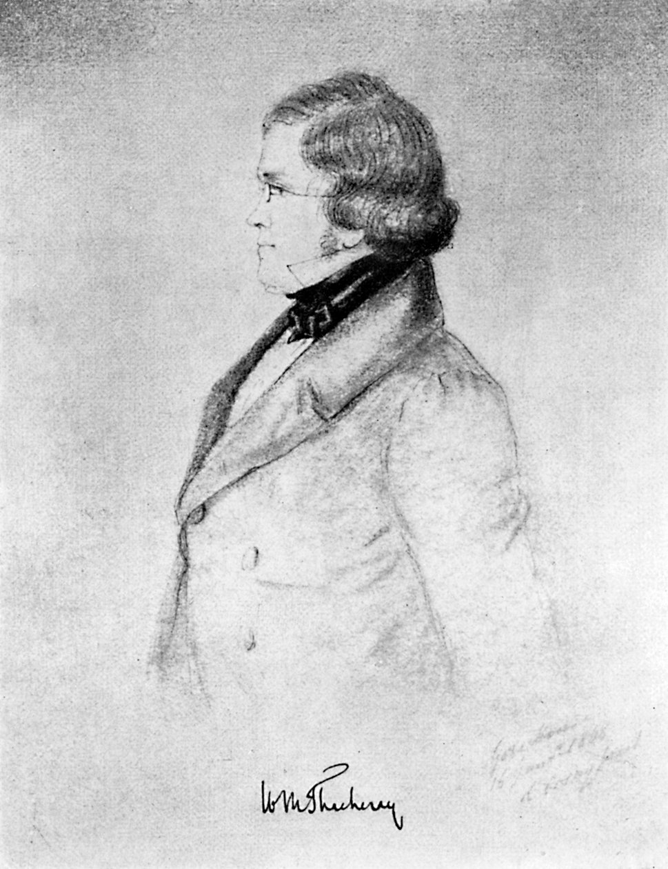 威廉·马克·和平·沙克雷（William Makepeace Thackeray），印度裔印度小说家，1912年 作者 不明