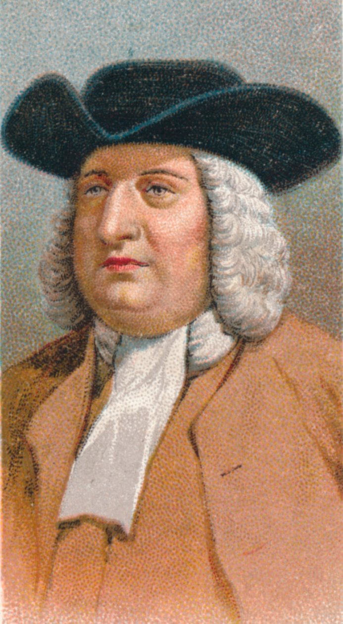 威廉·佩恩（William Penn）1644-1718，朋友协会的英国会员，俗称贵格会，1924年 作者 不明