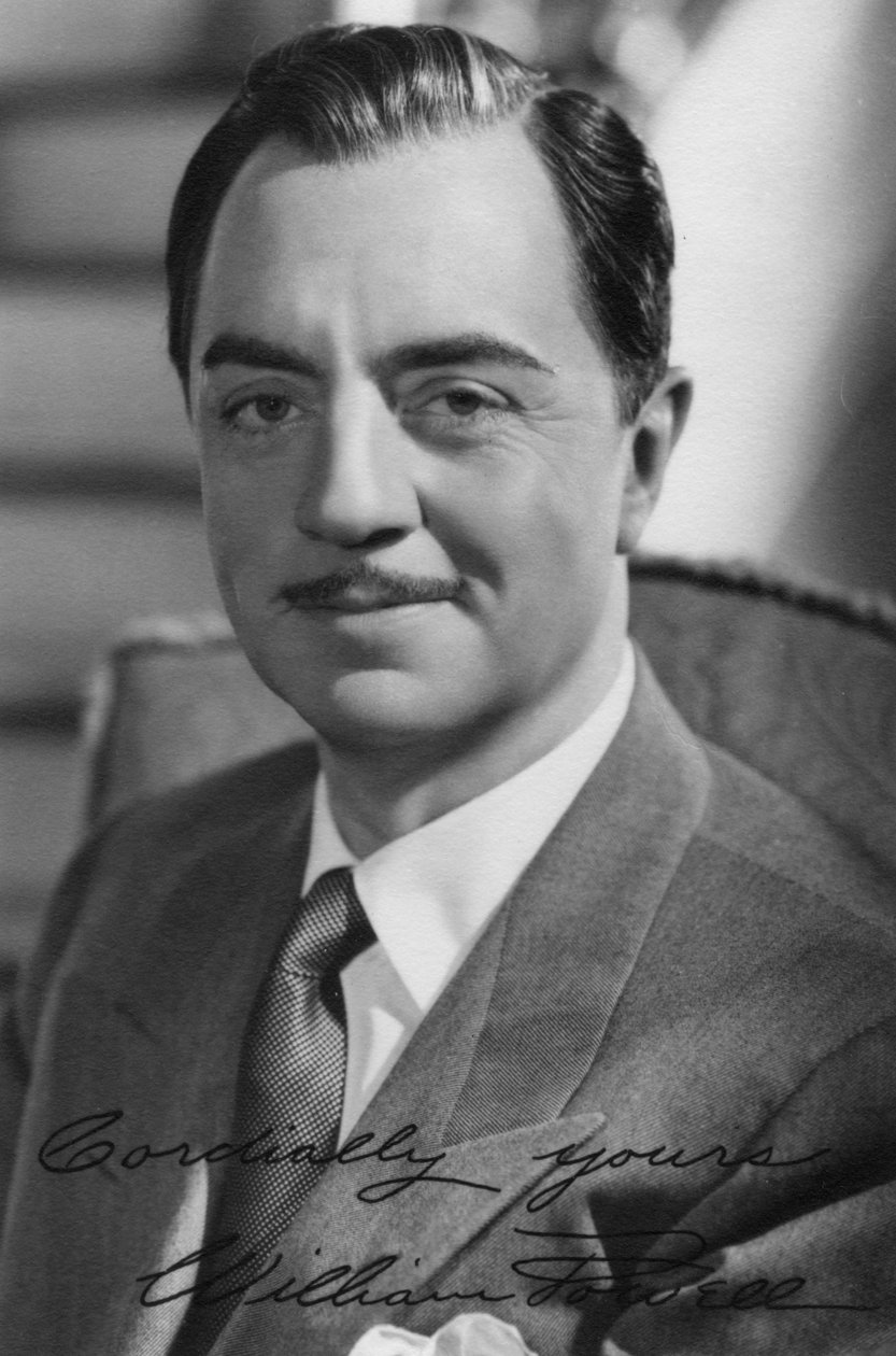 威廉·鲍威尔（William Powell）1892-1984，美国演员，c1930年代 作者 不明
