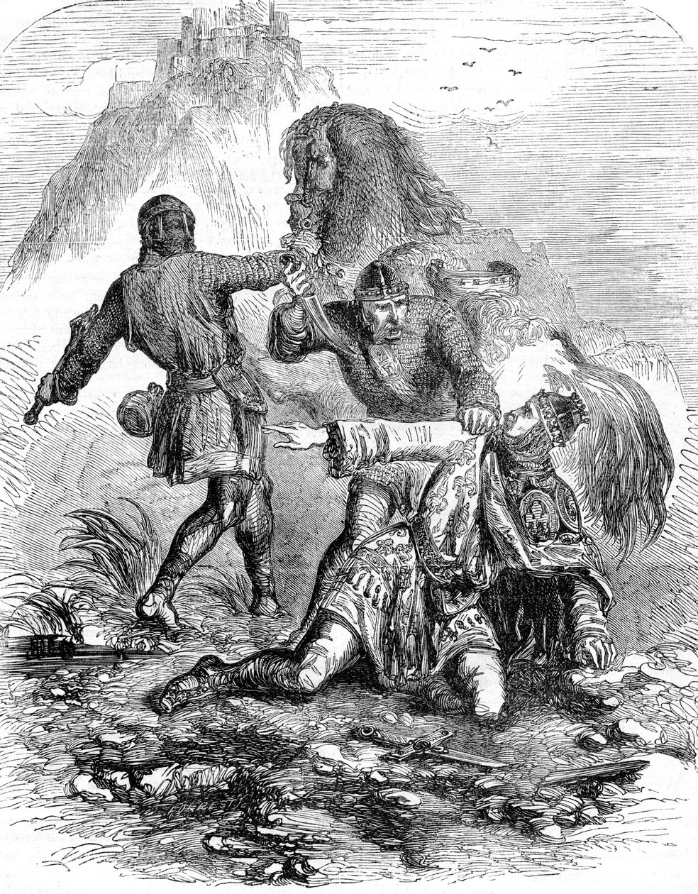 威廉·鲁弗斯（William Rufus）和士兵 作者 不明
