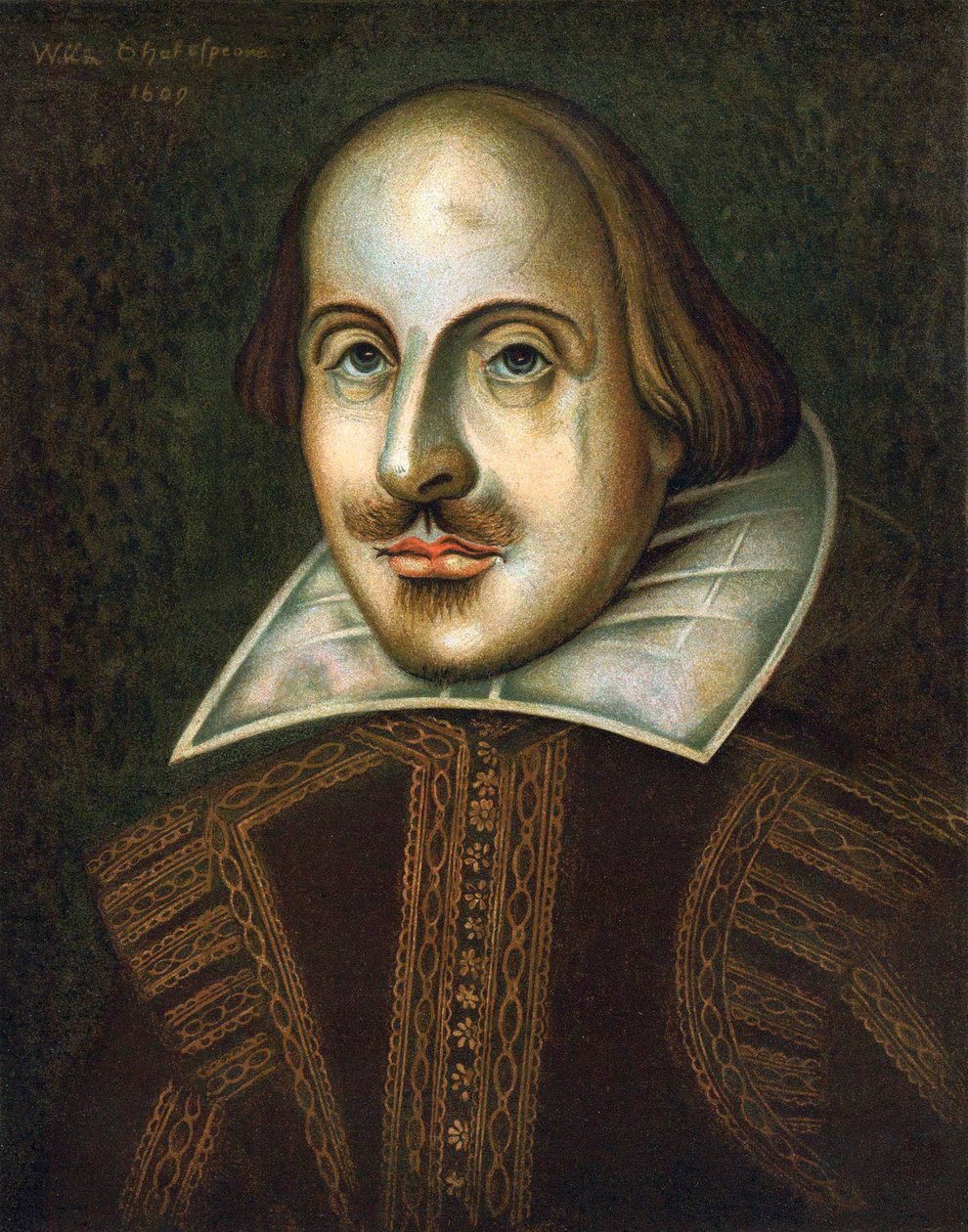 威廉·莎士比亚，英国剧作家，1609年 作者 不明