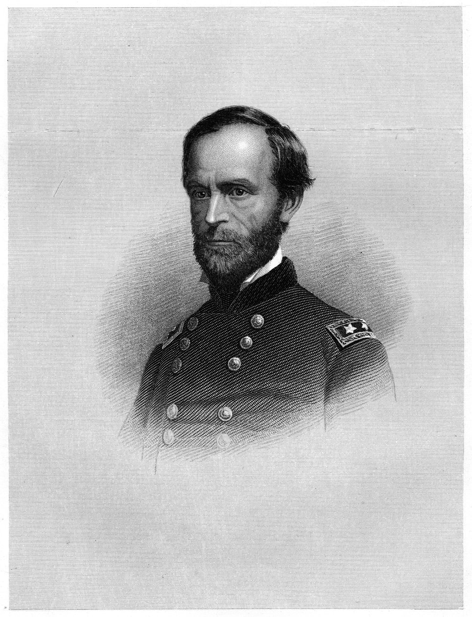 威廉·特库姆舍·谢尔曼（William Tecumseh Sherman），美国士兵，商人，教育家和作家，1872年 作者 不明