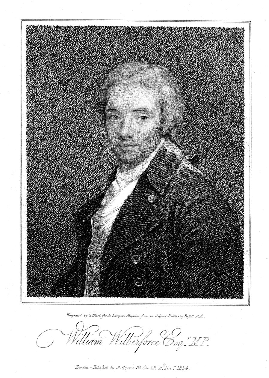 威廉·威尔伯福斯（William Wilberforce），英国慈善家和反奴隶运动者，1814年 作者 不明