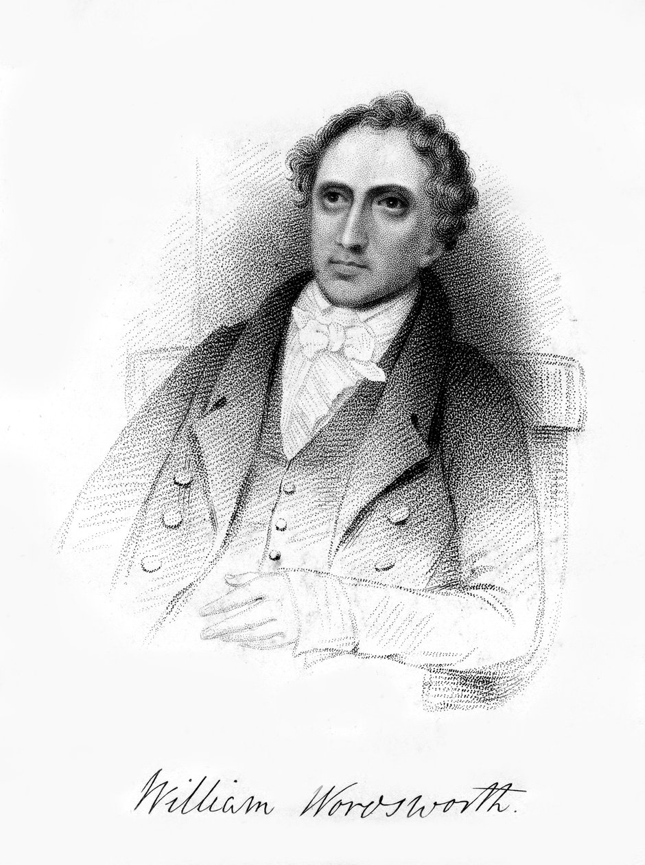 威廉·华兹华斯（William Wordsworth），英国浪漫主义诗人，十九世纪。 作者 不明