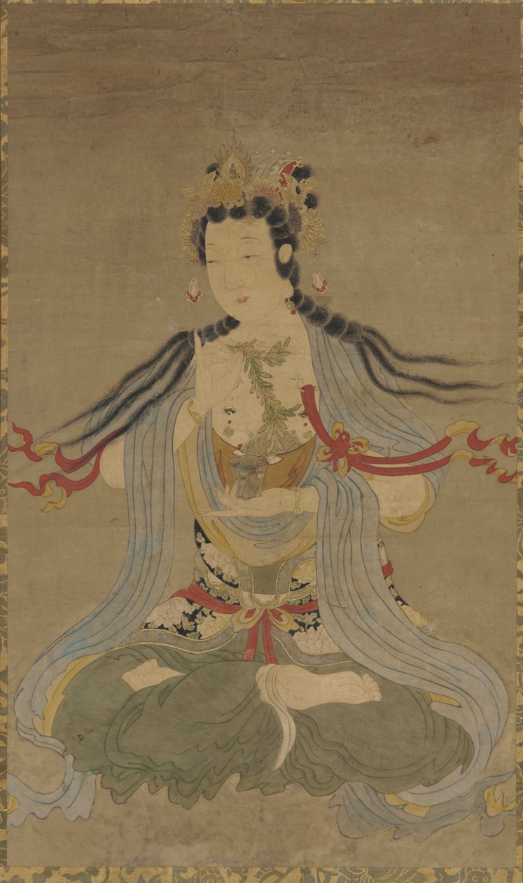 柳枝观音，明朝时期，17世纪。 作者 不明