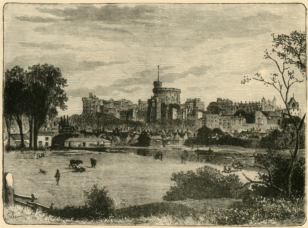 温莎，来自Brocas，1898年。 作者 不明