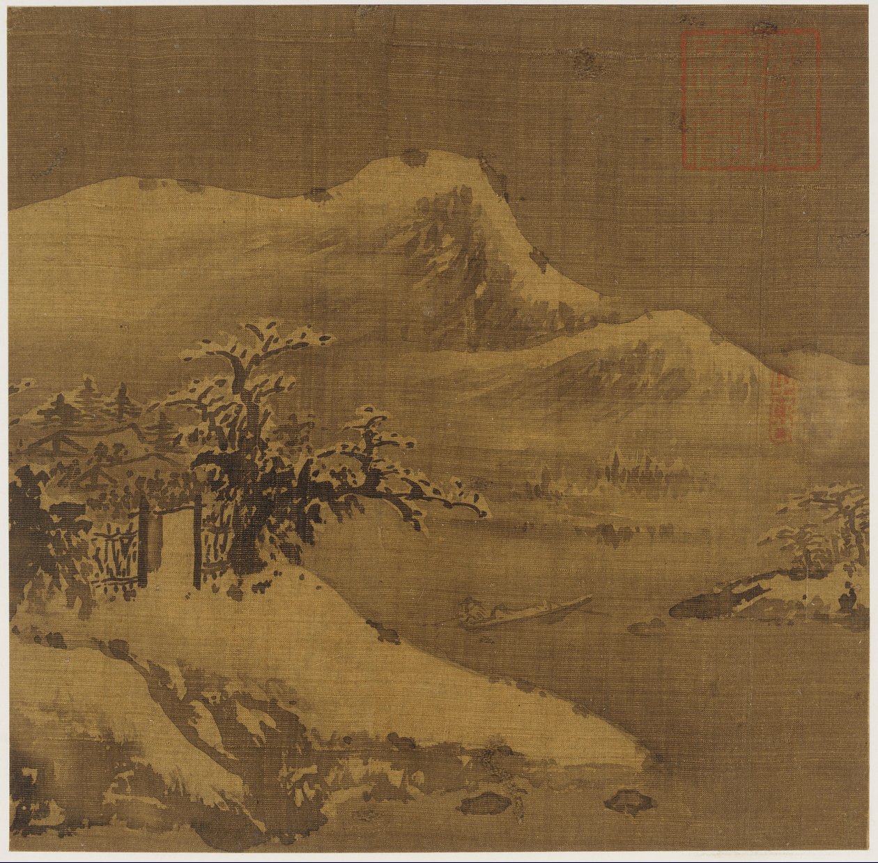 冬季景观，明朝，1368-1644年。 作者 不明