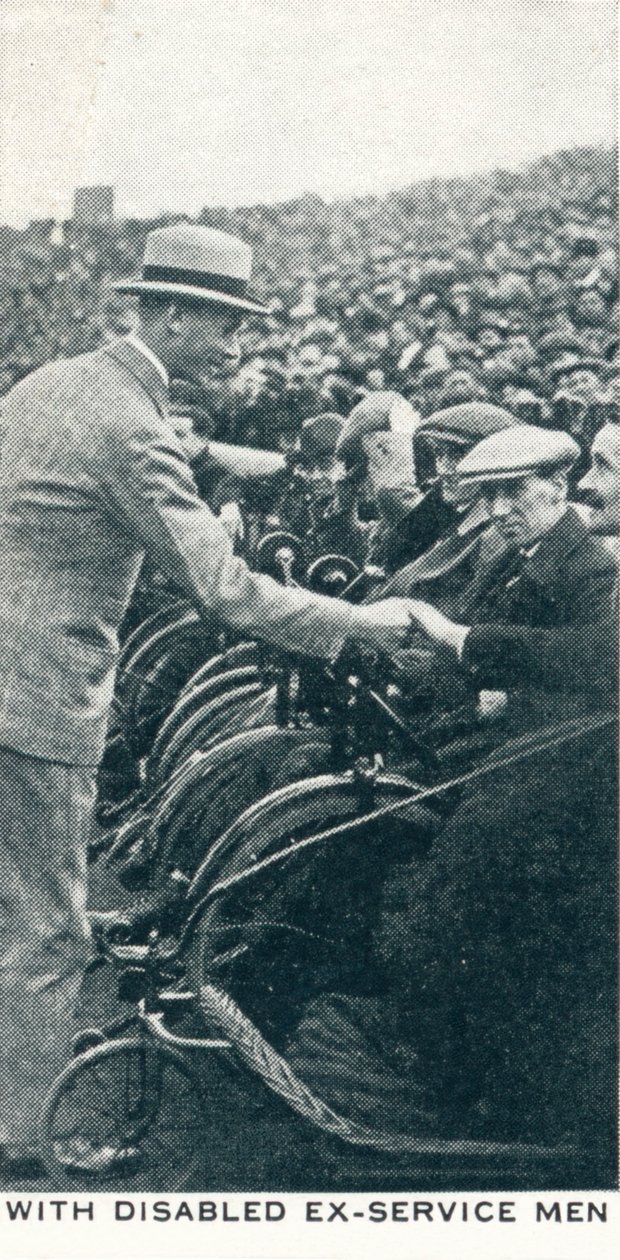1922年与残障的退役人员一起，1937年 作者 不明