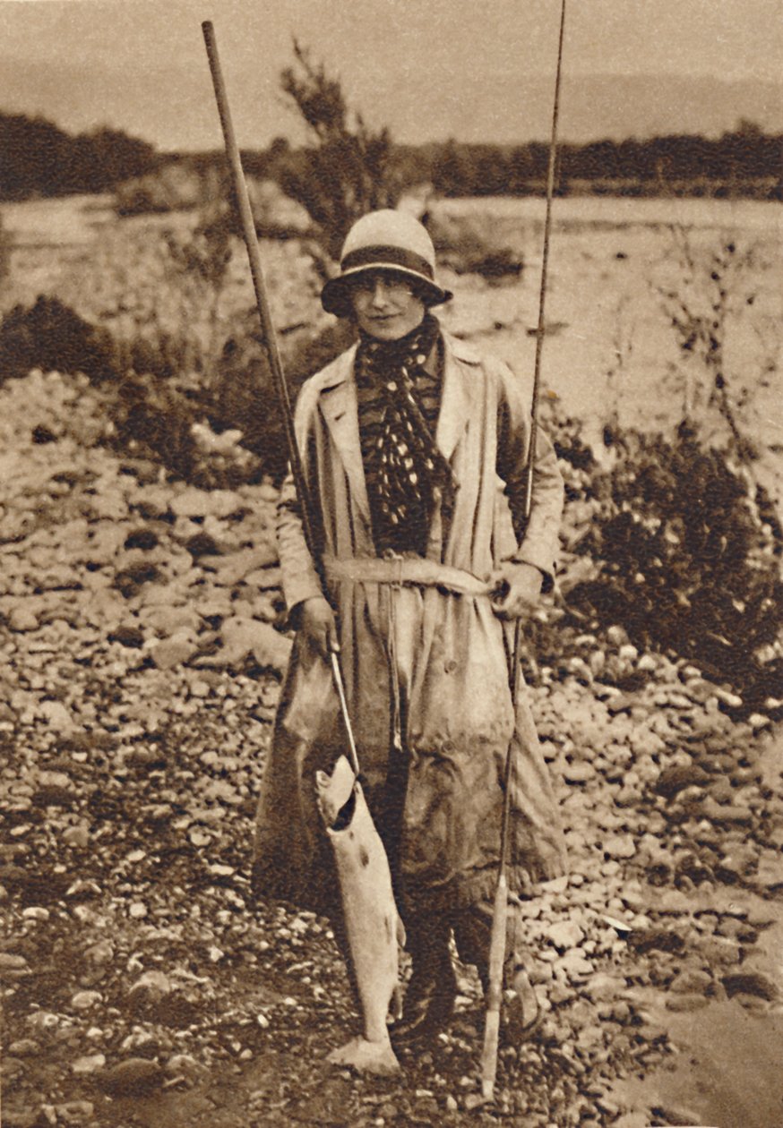 1937年，在新西兰Tokanu捕捞 作者 不明