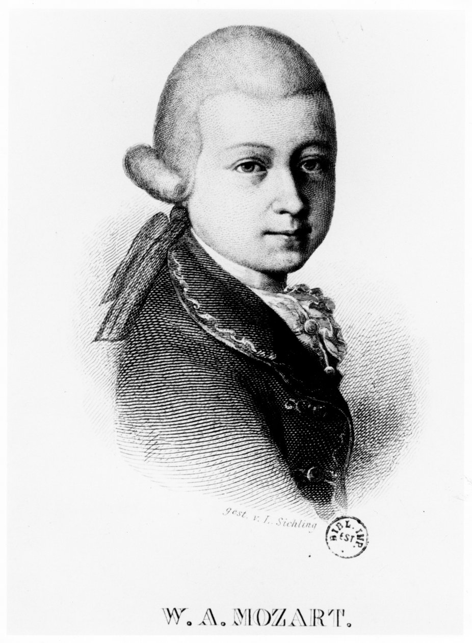 沃尔夫冈·阿马德迪斯·莫扎特（Wolfgang Amadeus Mozart）1770年（1756-1791年） 作者 不明