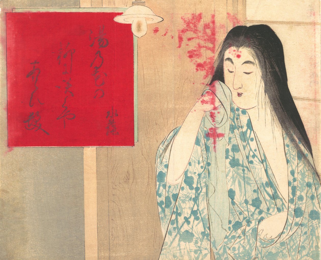 洗澡后的女人，约1906年。 作者 不明