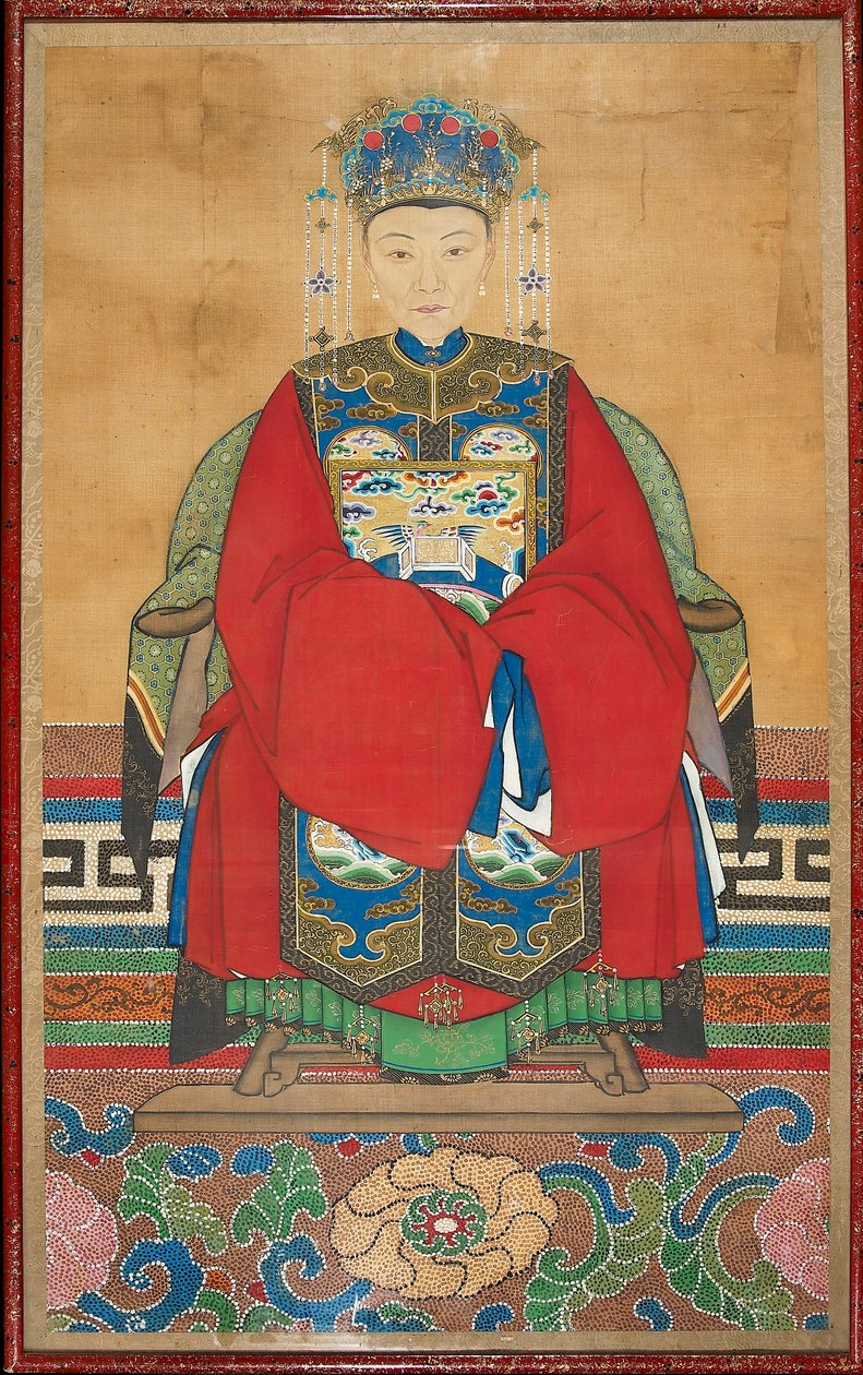 官员妻子打扮的女人，19世纪，1801 - 1900年 作者 不明