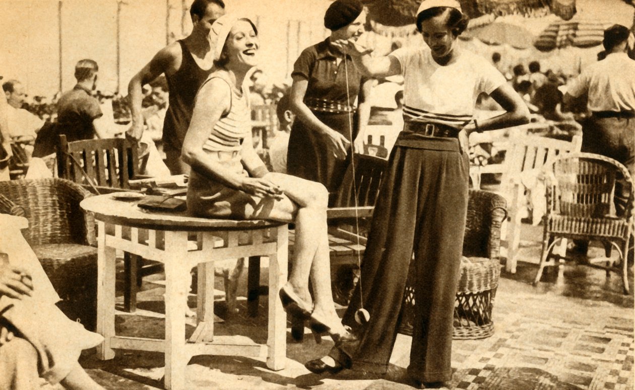 溜溜球的女人，1932年，1933年。 作者 不明