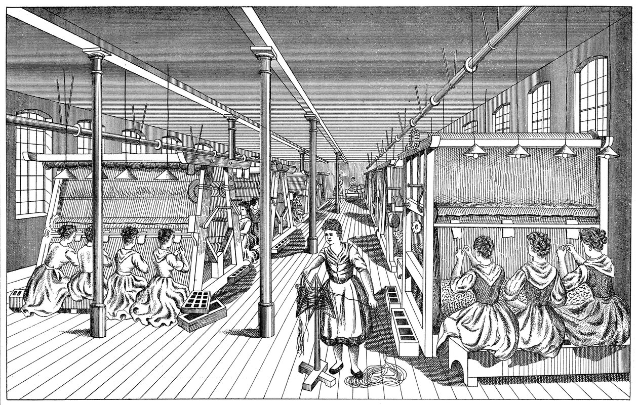 地毯工厂的女工，c1895 作者 不明