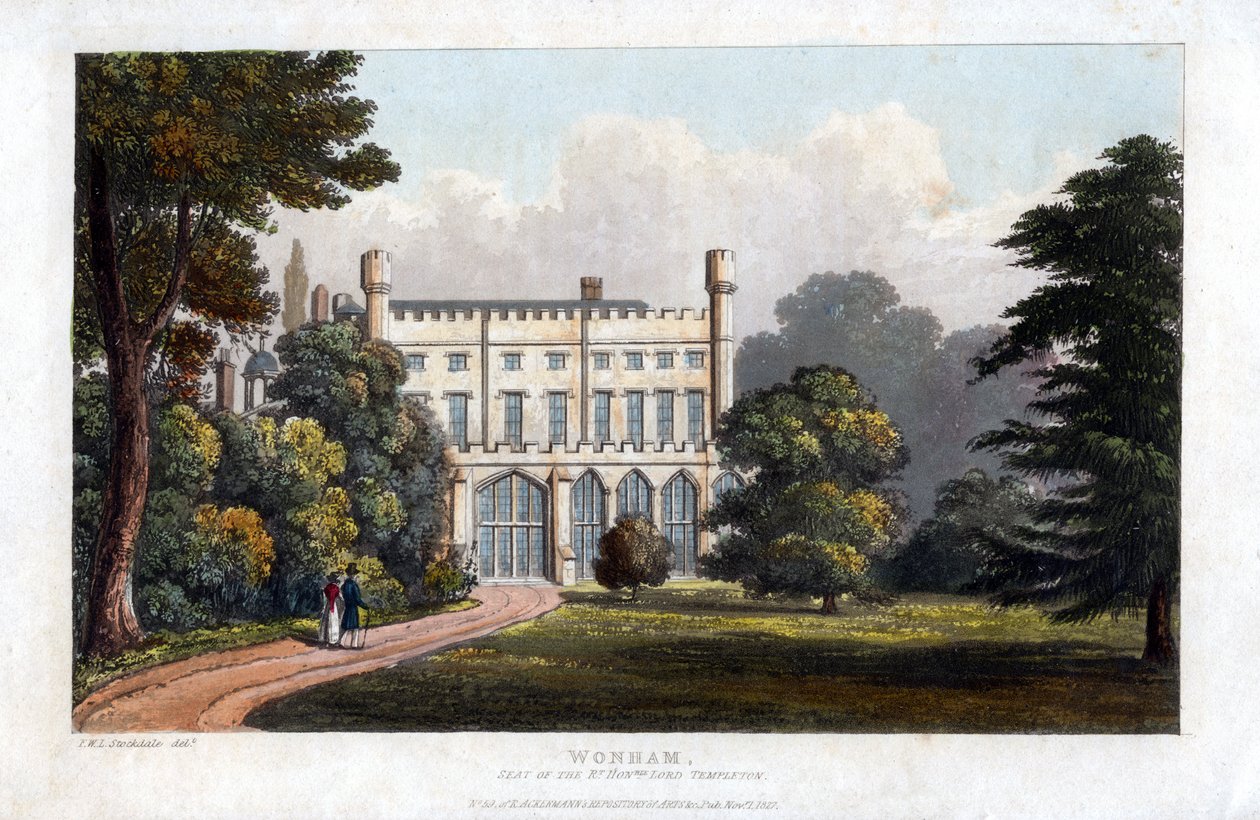 萨里（Wonham），萨里（Surrey），邓普顿勋爵（Lord Templeton）所在地，c1827 作者 不明