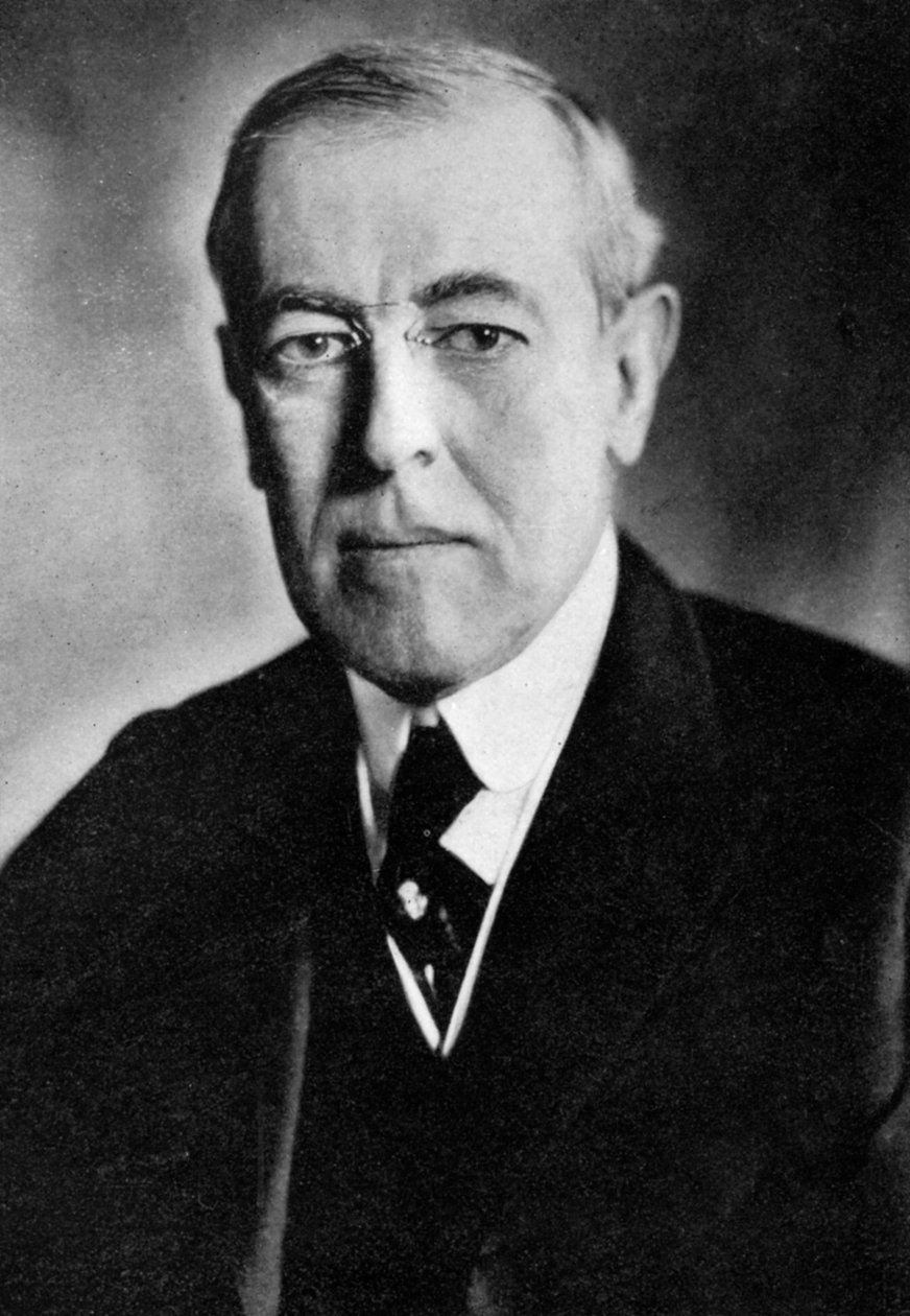 伍德罗·威尔逊（Woodrow Wilson），美国第二十八任总统，1933年 作者 不明