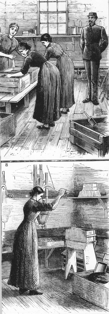 1884年在艾尔郡阿尔德的Nobel Explosives Company Limited的工人 作者 不明