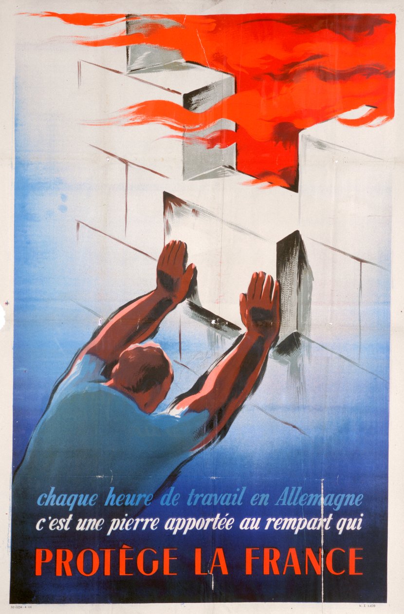在德国工作保护法国，1944年 作者 不明