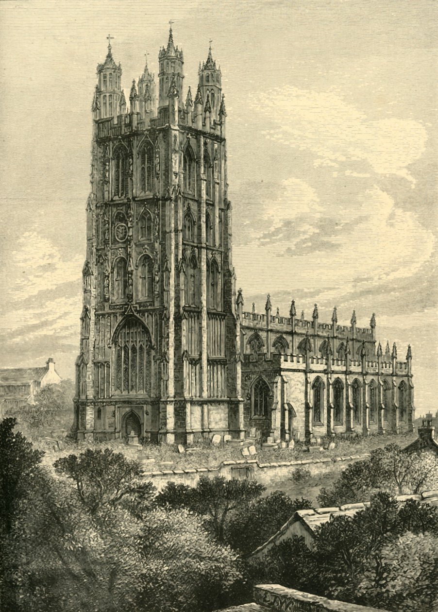 雷克瑟姆教堂（Wrexham Church），1898年。 作者 不明