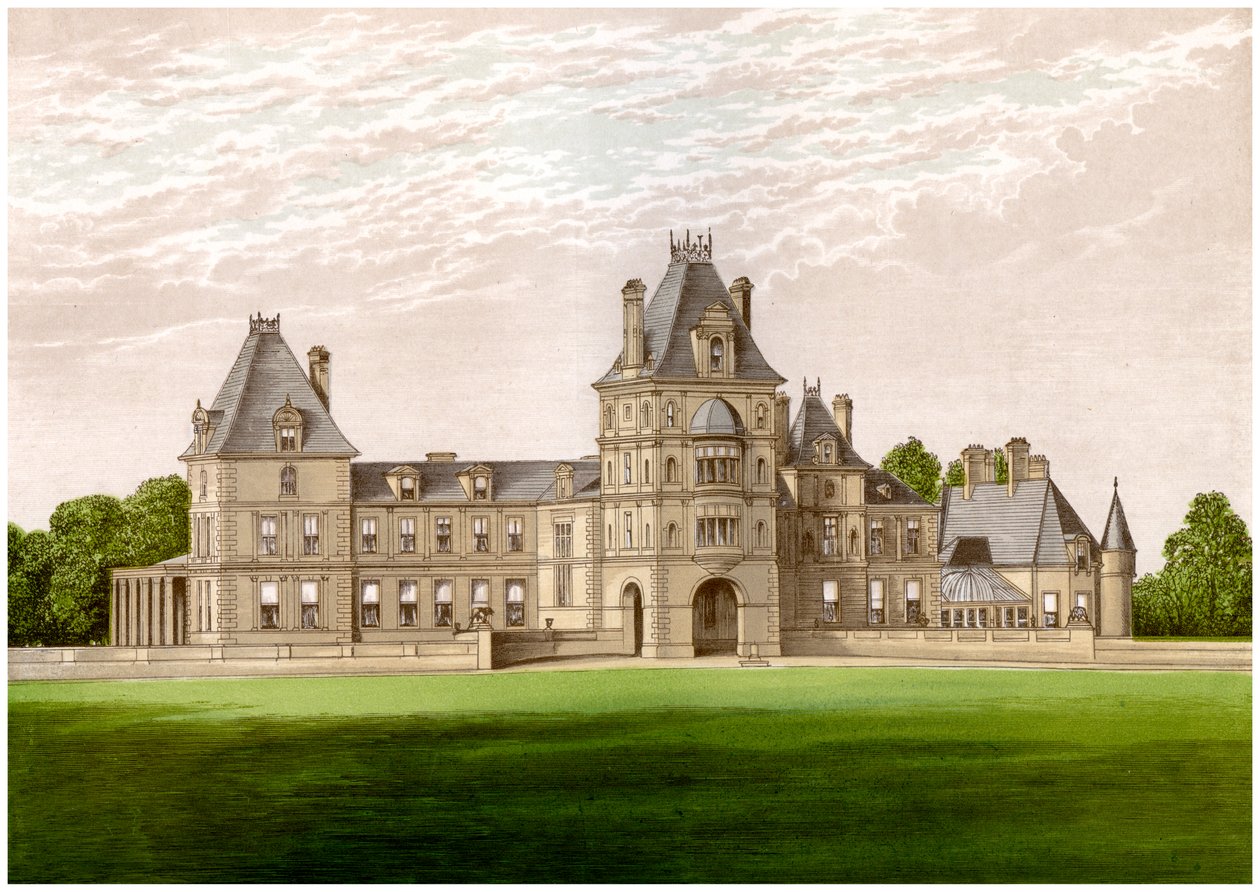 威尔士登比郡的Wynnstay，Baronet Williams-Wynn的住所，c1880 作者 不明