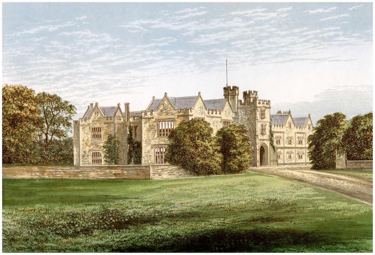 Wytham Abbey，牛津郡，阿宾登伯爵的故乡，建于1880年 作者 不明