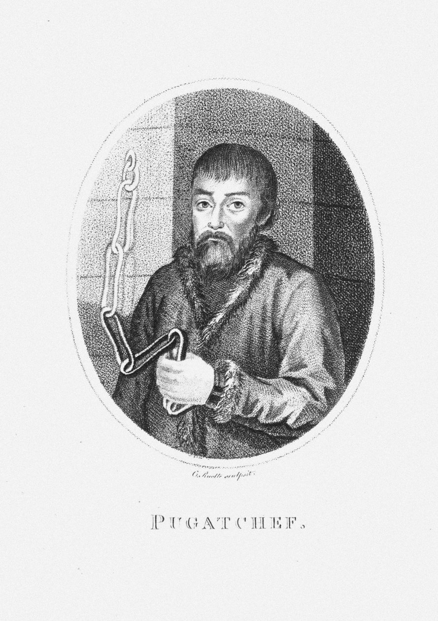 Yemelyan I. Pugachev威廉·考克斯（William Coxe）在波兰，俄罗斯，瑞典和丹麦旅行，1802年 作者 不明