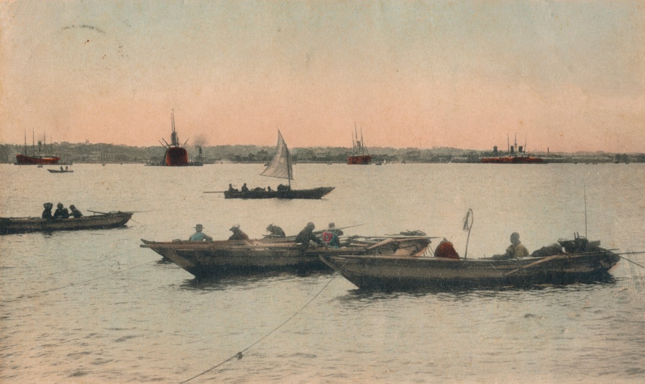 日本横滨港，c1918 作者 不明