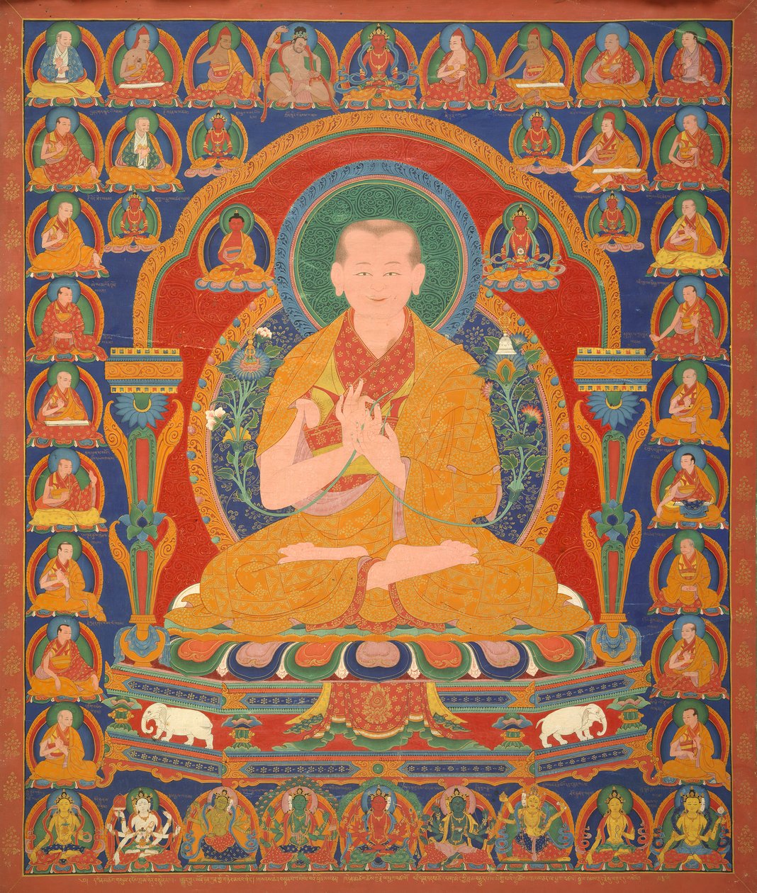 Yong Zin Khon Shogpel：16世纪Ngor修道院的第七任住持。 作者 不明