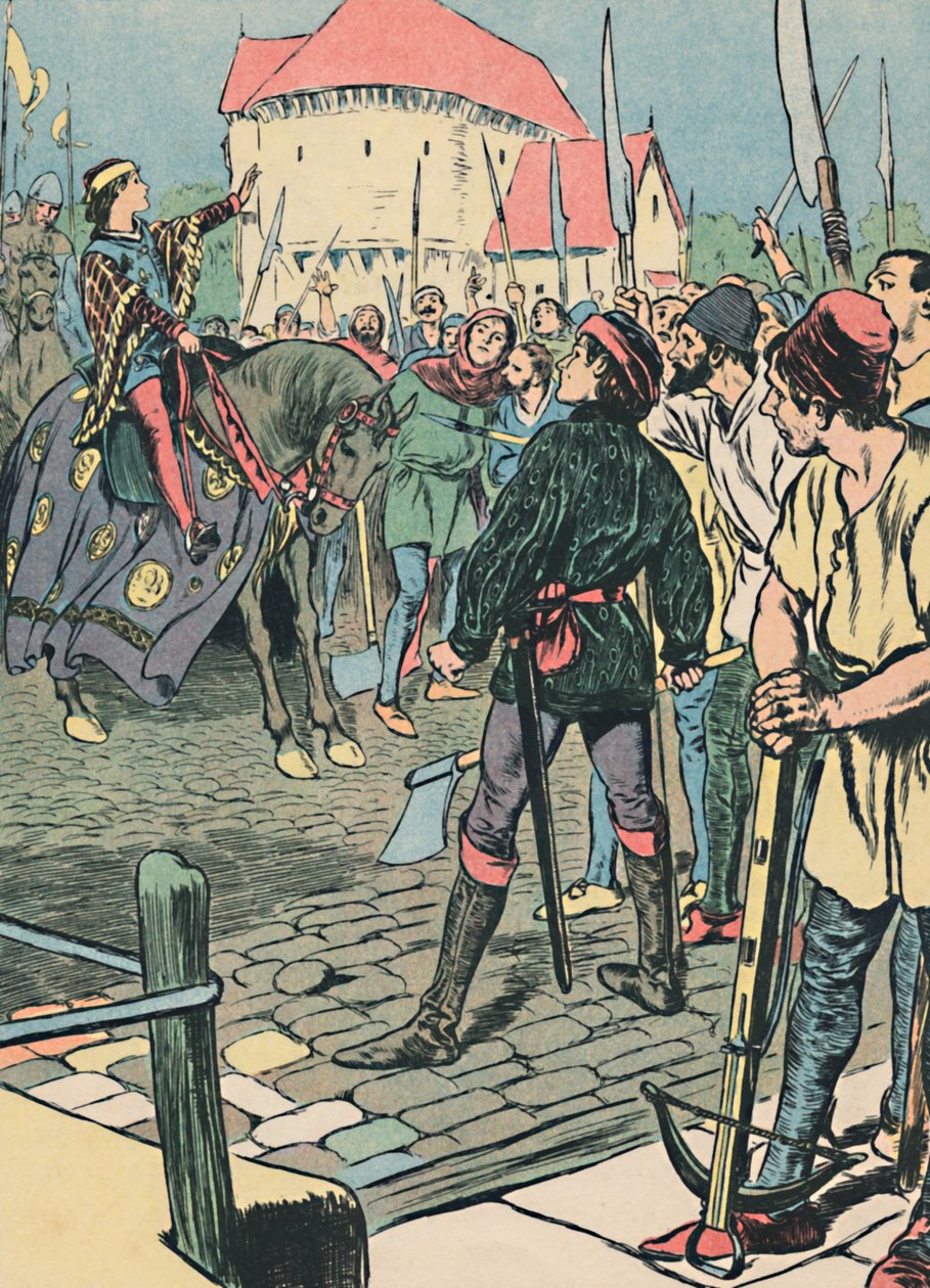 年轻的国王理查德·奎尔斯叛乱，c1907 作者 不明